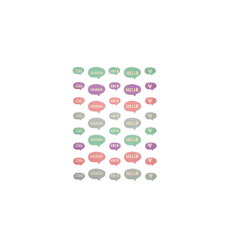 72pc Hydrocolloid Blemish Dots Speech Bubbles