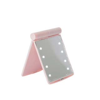 Led Pocket Mirror Blush Pink
